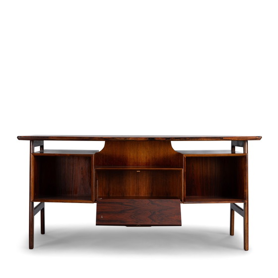 Image 1 of Rosewood Model 75 Desk By Gunni Omann For Omann Jun Mobelfabrik, 1960S