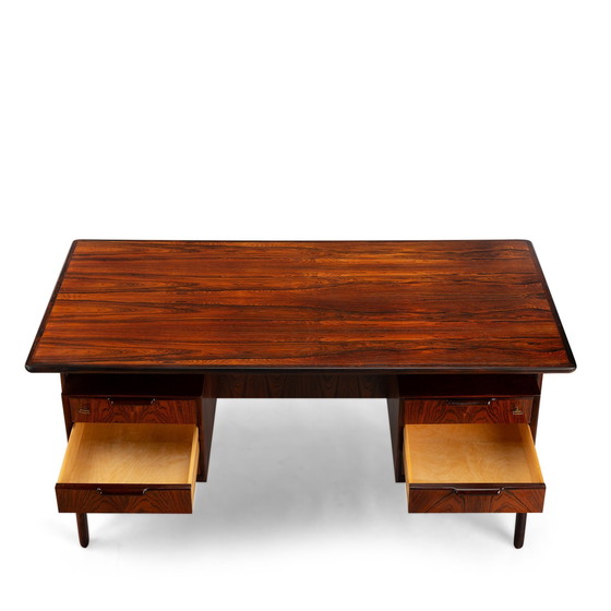 Image 1 of Rosewood Model 75 Desk By Gunni Omann For Omann Jun Mobelfabrik, 1960S