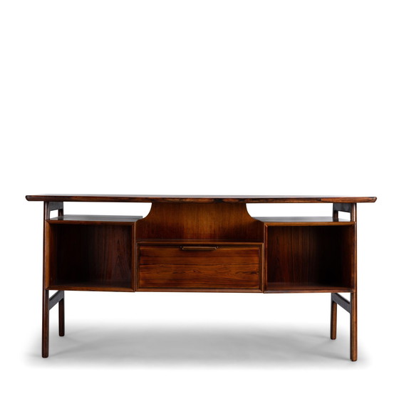 Image 1 of Rosewood Model 75 Desk By Gunni Omann For Omann Jun Mobelfabrik, 1960S