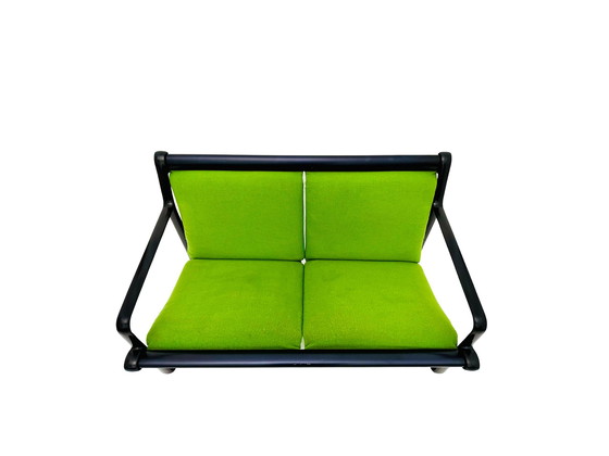 Image 1 of Sling 2-Sitzer Sofa mit Armlehnen, Bruce Hannah und Andrew Ivar Morrison zugeschrieben für Knoll International, USA, 1970er