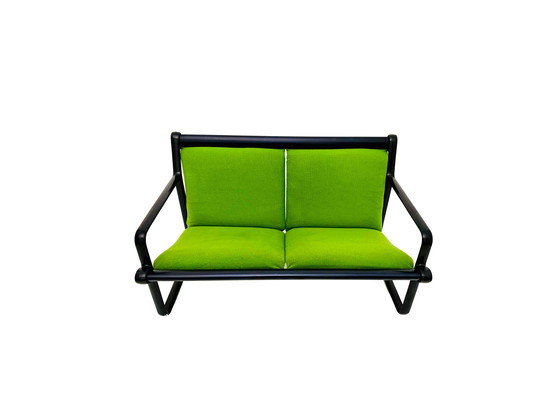 Image 1 of Sling 2-Sitzer Sofa mit Armlehnen, Bruce Hannah und Andrew Ivar Morrison zugeschrieben für Knoll International, USA, 1970er