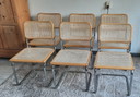 6x Marcel Breuer chaise Cesca