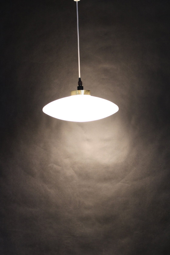 Image 1 of 1970S Ufo Glass Pendant Light, Czechoslovakia