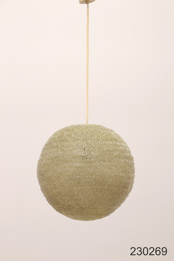 Image 1 of Lampada a sospensione 'Spaghetti' Vintage color crema, anni '60