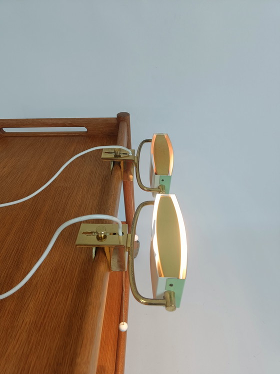 Image 1 of Wall lights by Jacques Biny for Lita