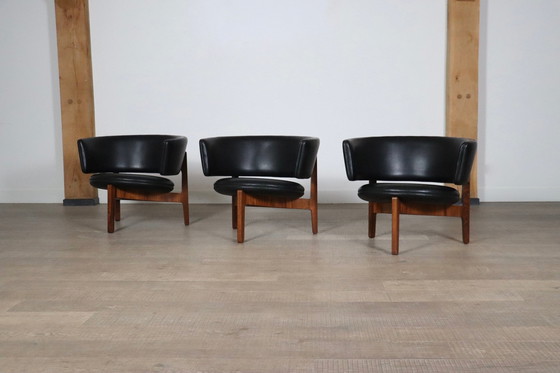 Image 1 of Sven Ellekaer Lounge Chairs And Stools Christian Linneberg 1962