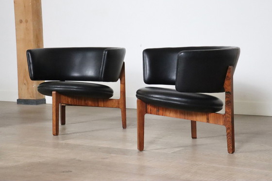 Image 1 of Sven Ellekaer Lounge Chairs And Stools Christian Linneberg 1962