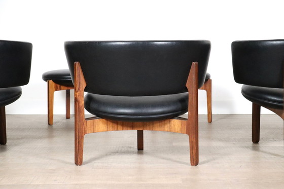 Image 1 of Sven Ellekaer Lounge Chairs And Stools Christian Linneberg 1962