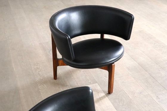 Image 1 of Sven Ellekaer Lounge Chairs And Stools Christian Linneberg 1962