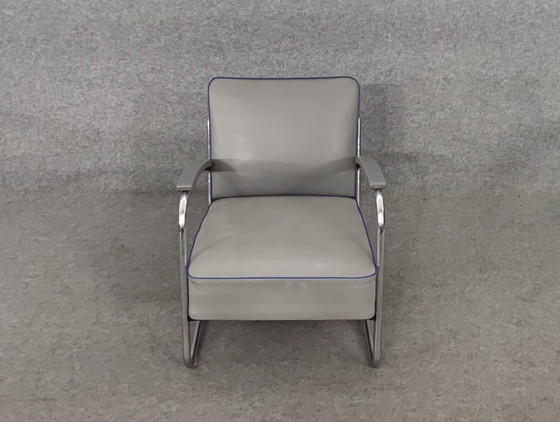 Image 1 of Bauhaus Sesssel 1940 40s 50s Mid - Century Design Armchair Chair Loft Art Deco Vintage Retro