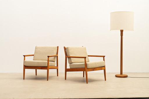 Pair Of Teak Armchairs