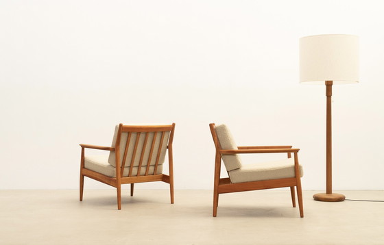 Image 1 of Pair Of Teak Armchairs