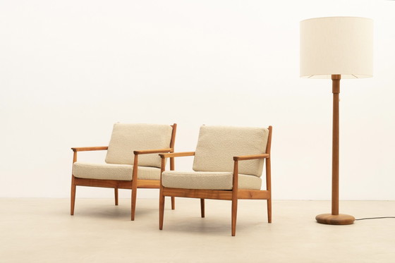 Image 1 of Pair Of Teak Armchairs