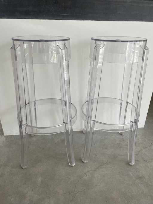 Kartell Charles Ghost Stools