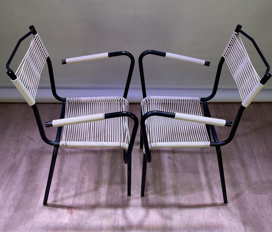 Image 1 of Pair Of "Scoubidou" Armchairs