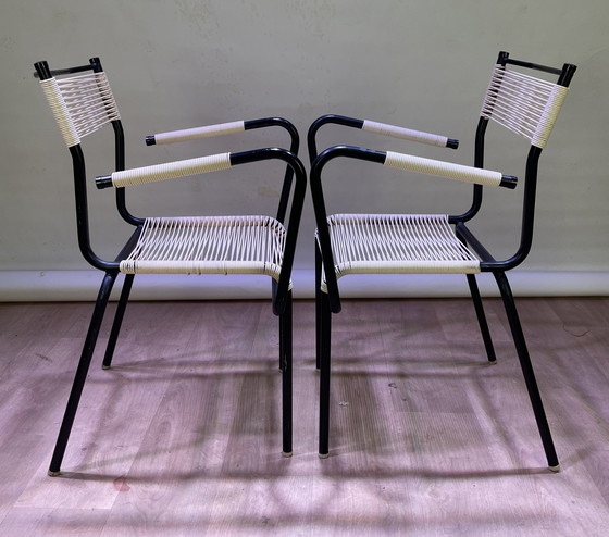 Image 1 of Pair Of "Scoubidou" Armchairs