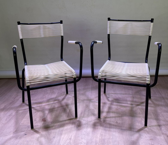 Image 1 of Pair Of "Scoubidou" Armchairs