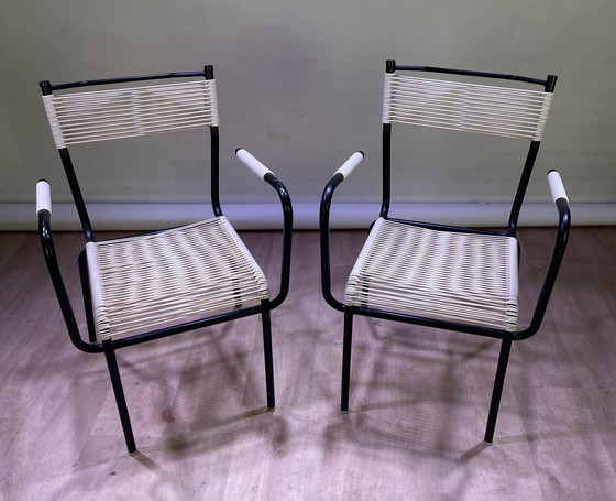 Image 1 of Pair Of "Scoubidou" Armchairs