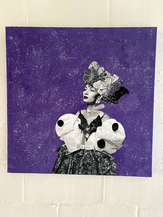 Image 1 of Katrien Fonteyne - Collage on canvas