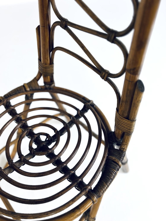 Image 1 of Sedia in bambù e rattan anni &#39;60