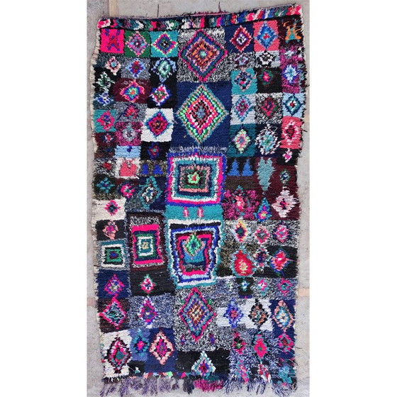 Image 1 of Vintage Berber rug Boucherouite