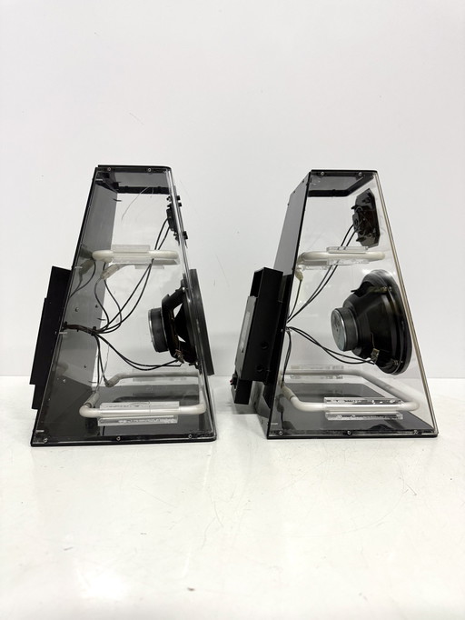 Vintage Cicena "Cleo" Neon Speakers