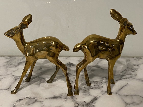 Image 1 of Vintage Koperen Bambi'S