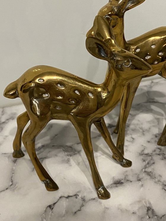 Image 1 of Vintage Koperen Bambi'S
