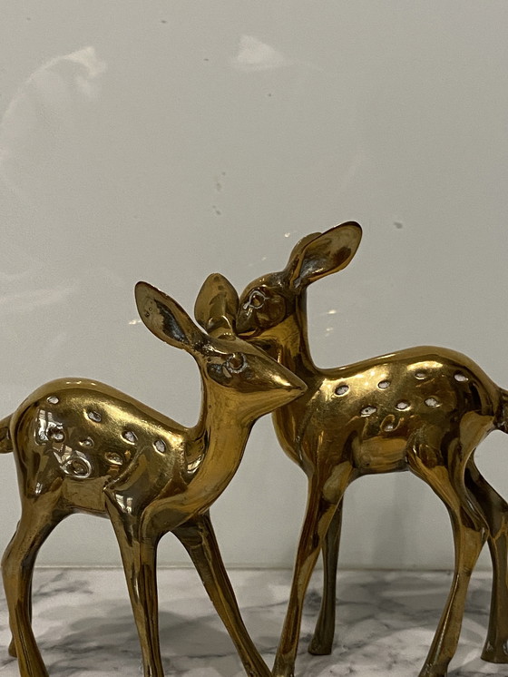 Image 1 of Vintage Koperen Bambi'S