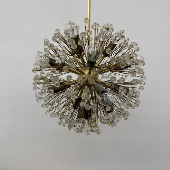 Image 1 of Lampadario in ottone Starburst di Emil Stejnar, Austria anni &#39;60