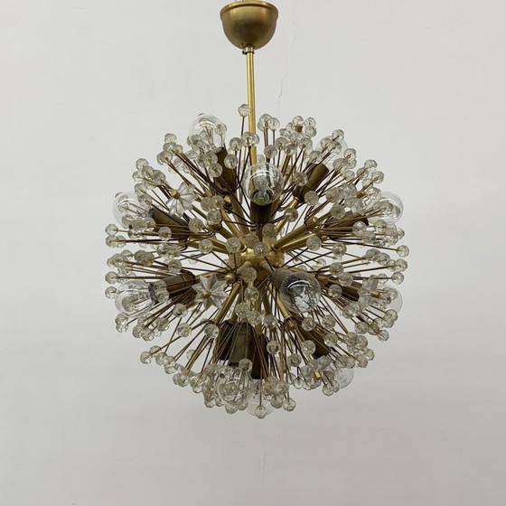 Image 1 of Lampadario in ottone Starburst di Emil Stejnar, Austria anni &#39;60
