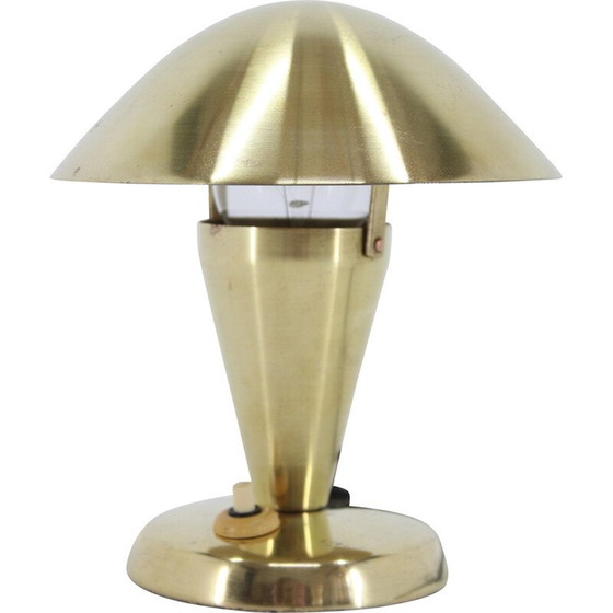 Image 1 of Vintage Bauhaus mushroom-shaped table lamp, Czechoslovakia 1930