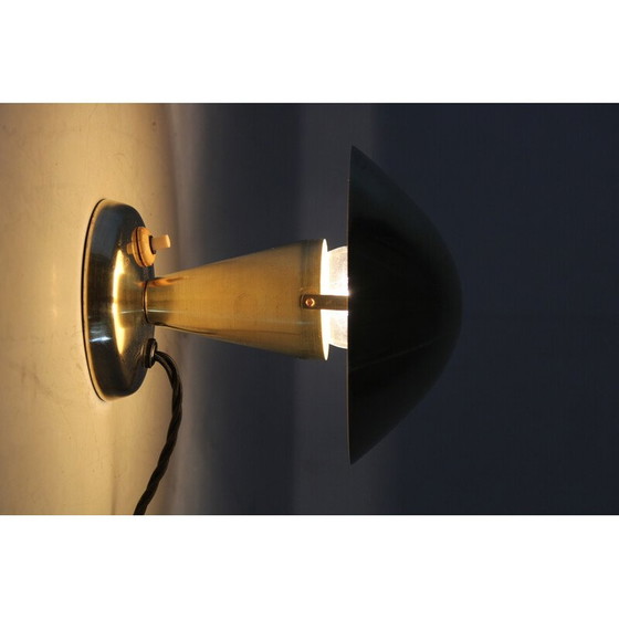 Image 1 of Vintage Bauhaus mushroom-shaped table lamp, Czechoslovakia 1930