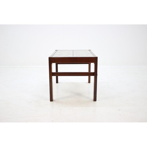 Image 1 of Tavolino in palissandro con piano in ceramica