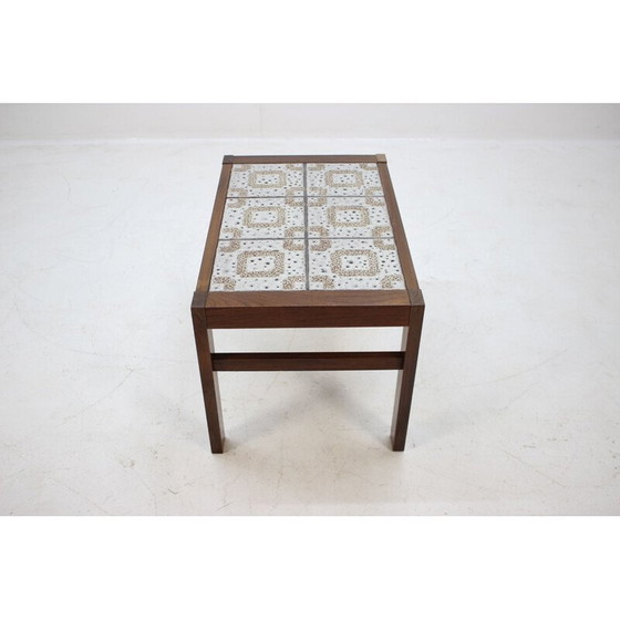 Image 1 of Tavolino in palissandro con piano in ceramica