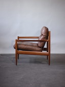 Poltrona in teak di design danese