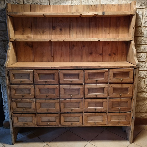 Image 1 of Mountain Grocery Cabinet Late 19th Century