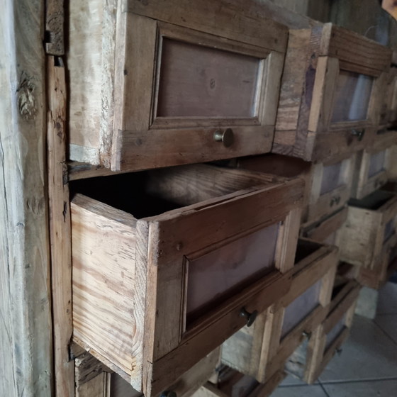 Image 1 of Mountain Grocery Cabinet Late 19th Century