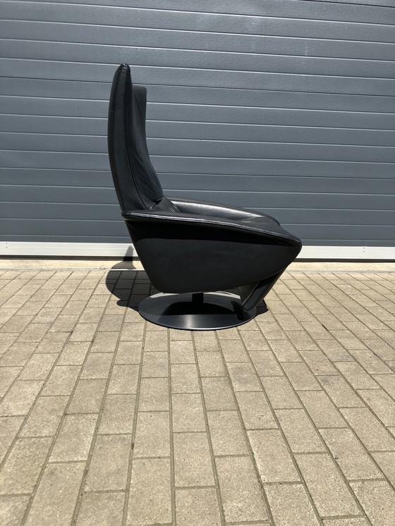 Image 1 of Jori Nido Relax TV Chair Multi-move en cuir noir