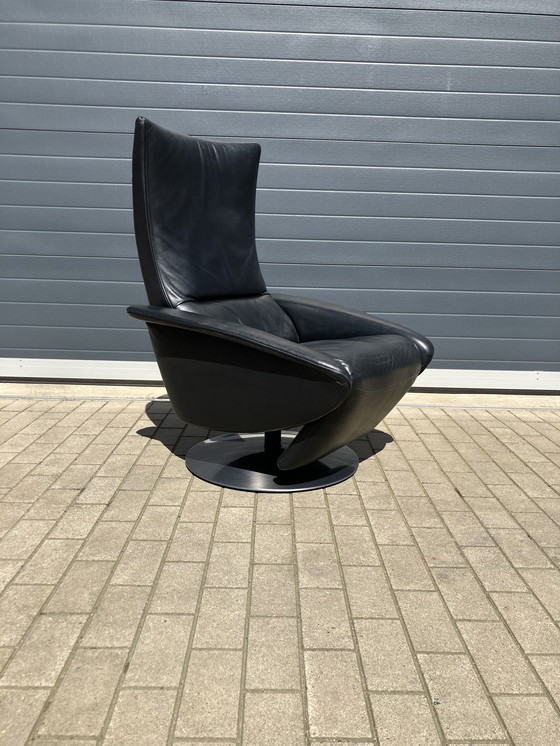 Image 1 of Jori Nido Relax TV Chair Multi-move en cuir noir