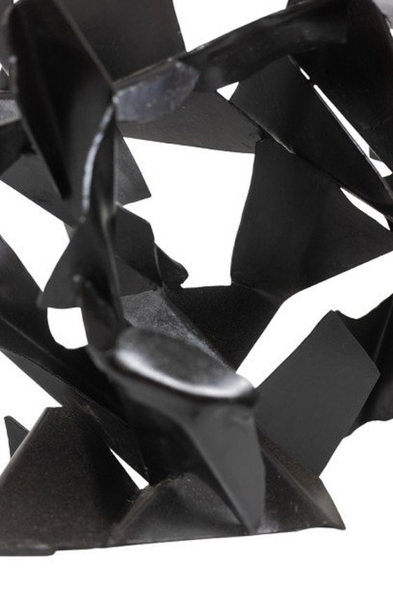 Image 1 of Jean Campa. Abstract sculpture in patinated iron. 1980s.