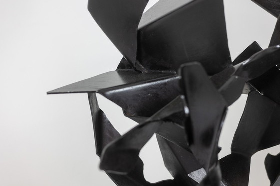 Image 1 of Jean Campa. Abstract sculpture in patinated iron. 1980s.