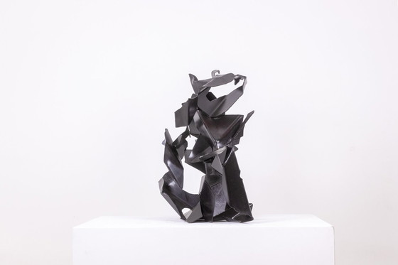 Image 1 of Jean Campa. Abstract sculpture in patinated iron. 1980s.