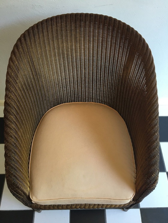 Image 1 of Lloyd Loom chair with cushion