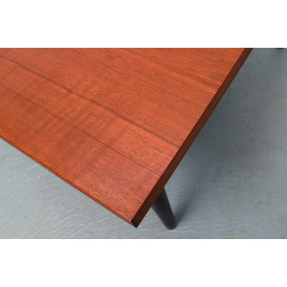 Image 1 of Vintage square coffee table in teak, 1960s