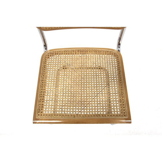 Image 1 of Vintage "B32" chair in chrome steel and beech by Marcel Breuer, Italy 1990