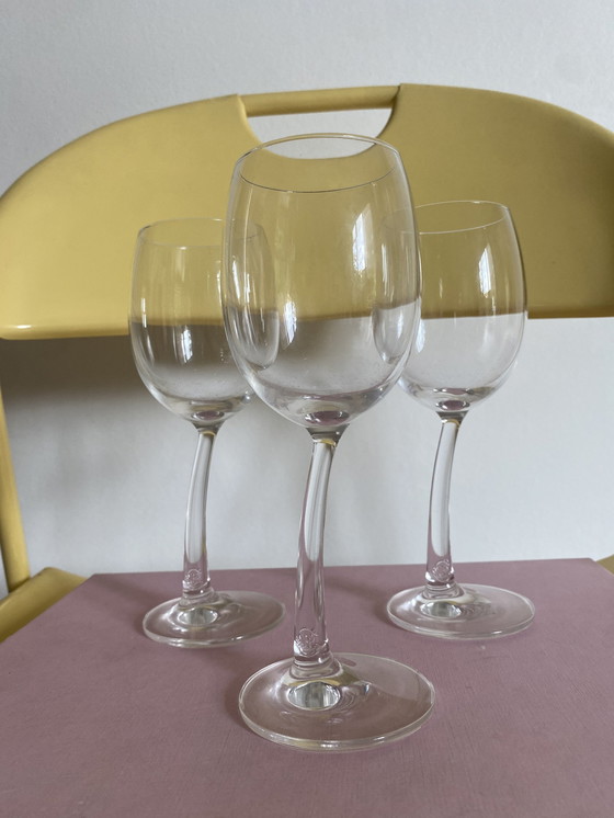 Image 1 of 10X Wine Glasses With Slanted Foot