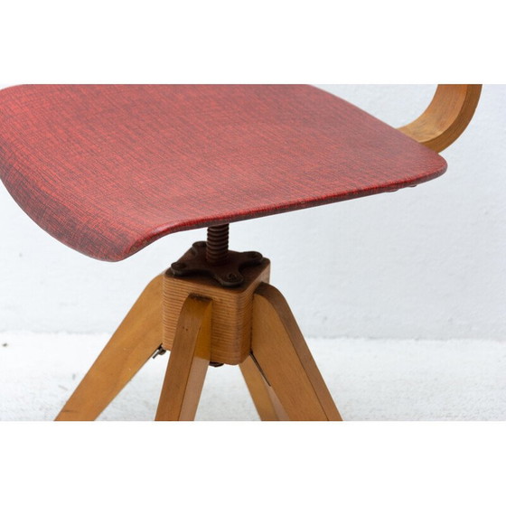 Image 1 of Mid century industrial swivel armchair, Czechoslovakia 1960s