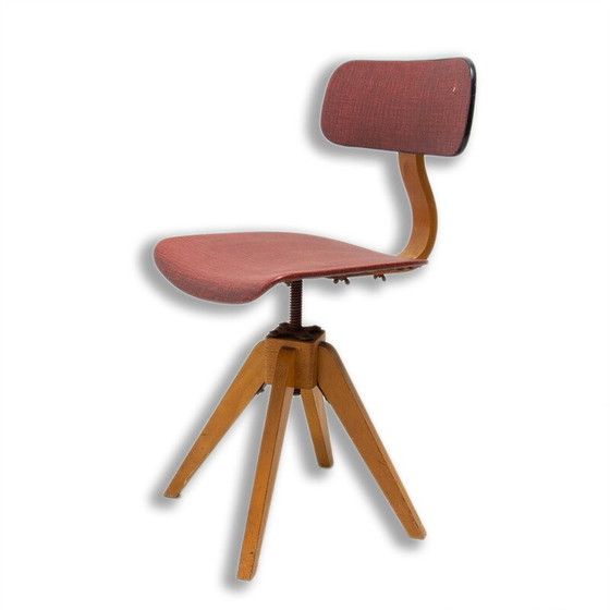 Image 1 of Mid century industrial swivel armchair, Czechoslovakia 1960s