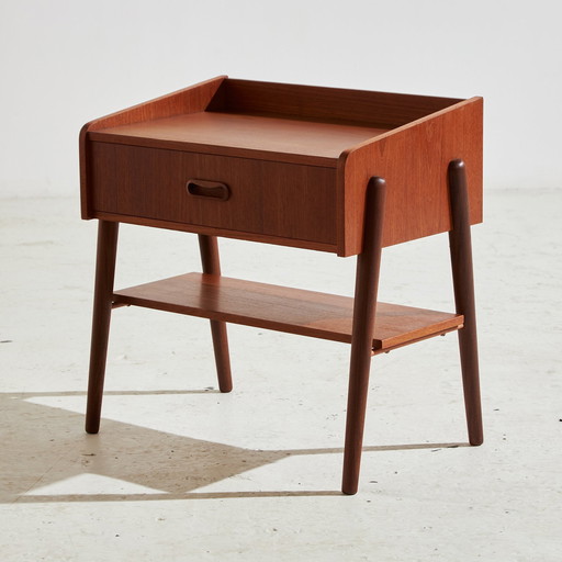 Restored Teak Nightstand